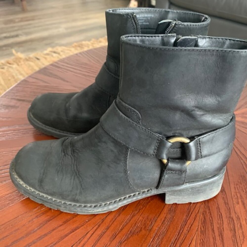 Clarks Leather Short Boots